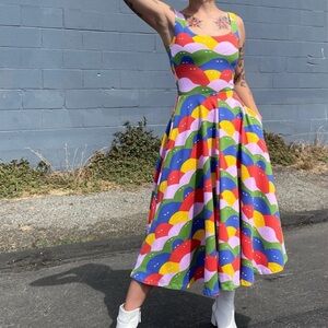 Nooworks Rainbow Lumps Vacation Dress XL